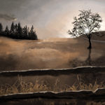 Farm Land - Painted for a charity art auction where all proceeds go towards helping the youth!