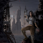 Reflecting Female Sniper